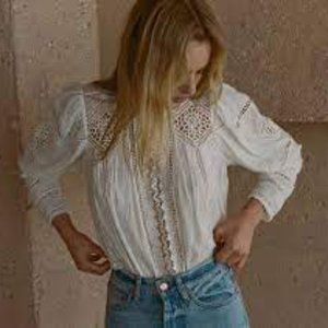 Doen Amaya Top in Salt/White